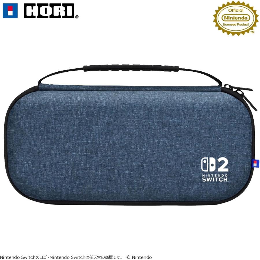 Switch 2　スリムハードポーチプラス for Nintendo Switch 2 インディゴブルー（ポスト投函便不可）（25/06/05発売）【新品】 | HORI