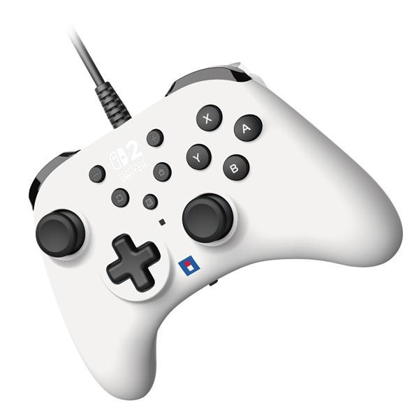 Switch/Switch 2　ホリパッド TURBO for Nintendo Switch 2 , Windows PC　ホワイト（ポスト投函便不可）（25/06/05発売）【新品】 | HORI | 01