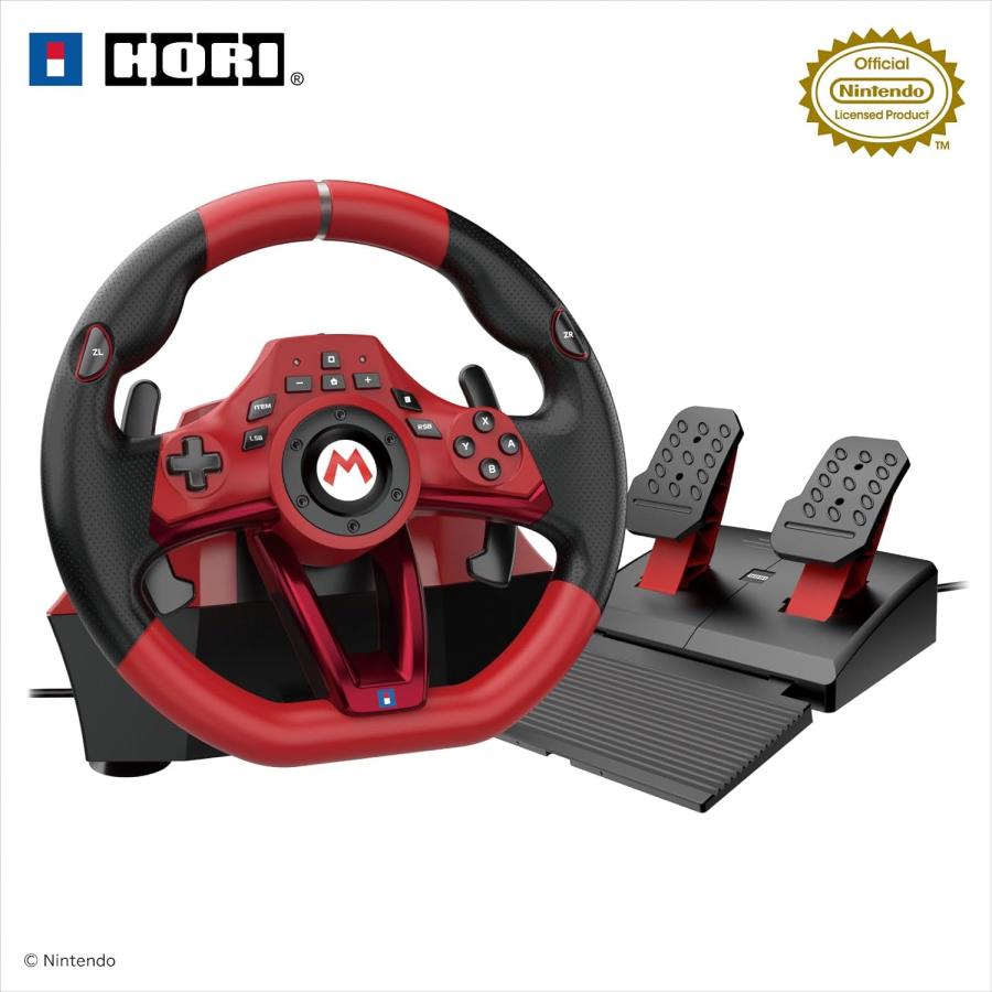 HORI（ホリ） Switch 2/Switch マリオカートレーシングホイール DX for