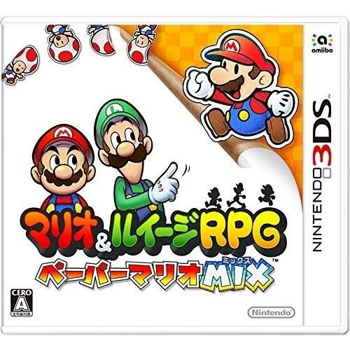 ３ＤＳ　マリオ＆ルイージＲＰＧ　ペーパーマリオＭＩＸ【新品】 | 任天堂