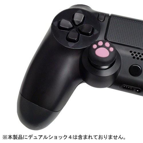 ＰＳ４　ＣＹＢＥＲ・アナログスティックカバー　ねこにゃん　黒（サイバーアナログスティックカバー　ねこにゃん　黒）（ネコポス便不可）【新品】 |  | 03