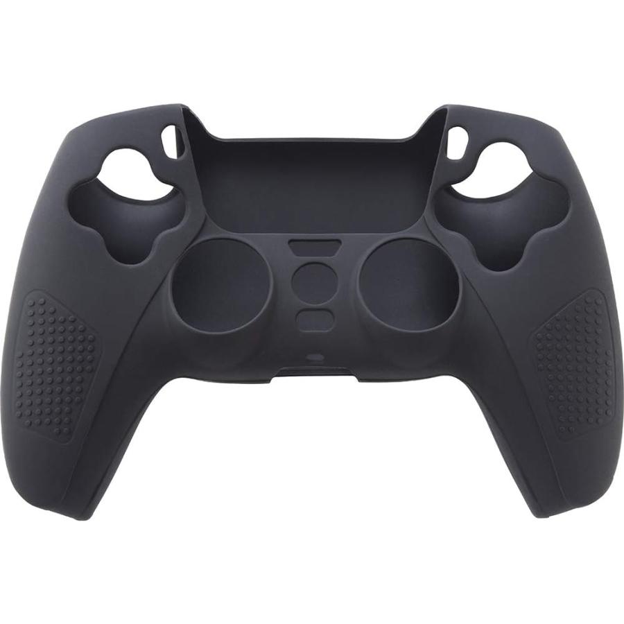 ＰＳ５　CYBER・コントローラーシリコンカバー　ブラック（ネコポス不可）（２０２０年１１月１２日発売）【新品】■ | サイバーガジェット | 02