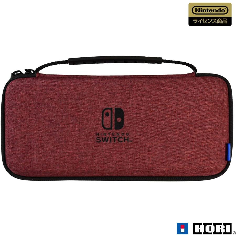 Switch　スリムハードポーチ プラス for Nintendo Switch レッド（ＨＯＲＩ製）（任天堂ライセンス商品）（ネコポス便不可）【新品】｜193