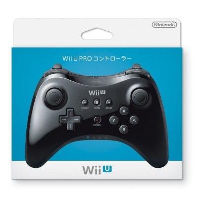 WiiU　PROコントローラー　クロ（ネコポス便・メール便配送不可）【新品】｜193