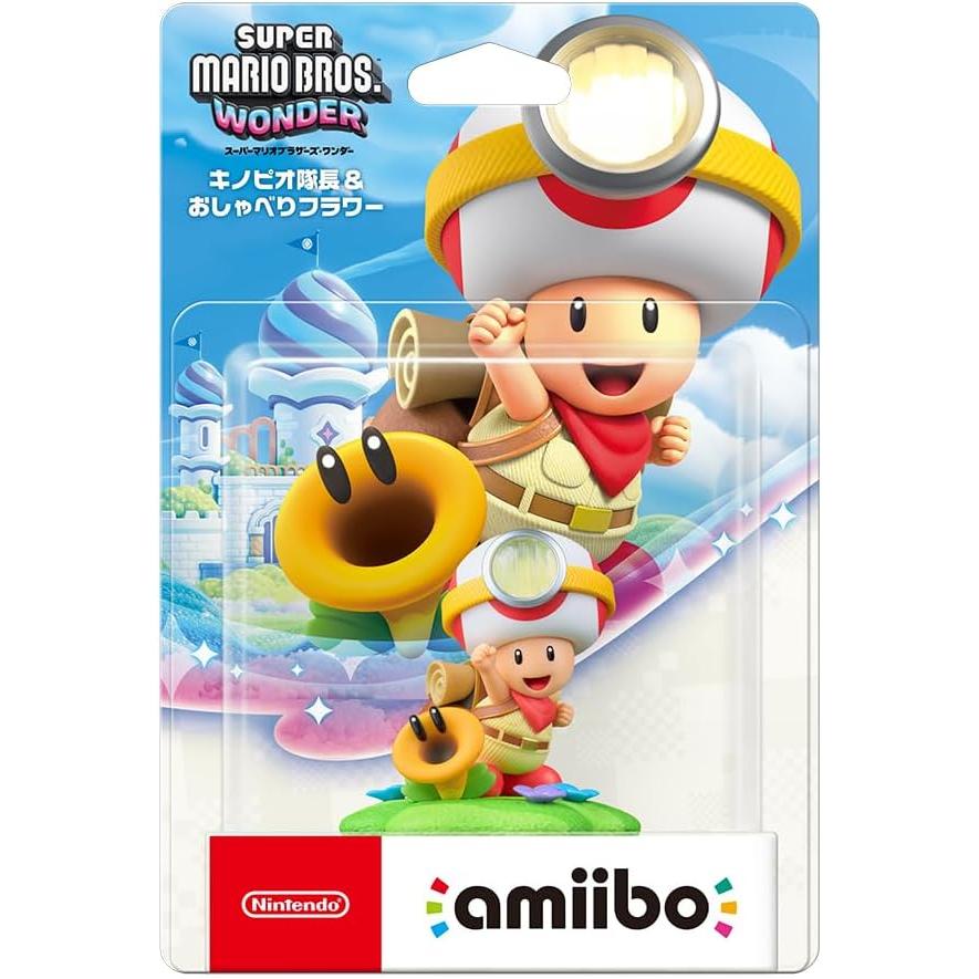 amiibo　キノピオ隊長＆おしゃべりフラワー（スーパーマリオシリーズ）（ポスト投函便不可）（26/3/26発売）【新品】 | amiibo | 01