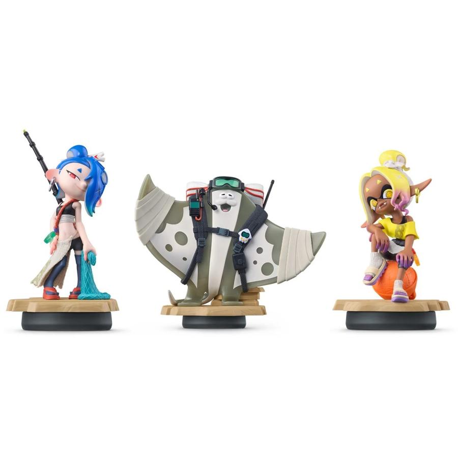 amiibo　すりみ連合セット【レイダース】［フウカ【レイダース】/ウツホ【レイダース】/マンタロー【レイダース】］（スプラトゥーン）（26/7/23発売）【新品】 | amiibo
