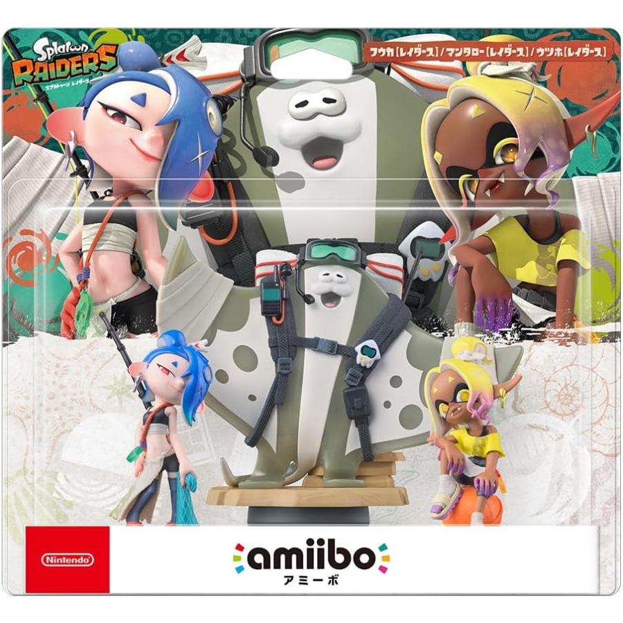amiibo　すりみ連合セット【レイダース】［フウカ【レイダース】/ウツホ【レイダース】/マンタロー【レイダース】］（スプラトゥーン）（26/7/23発売）【新品】 | amiibo | 01