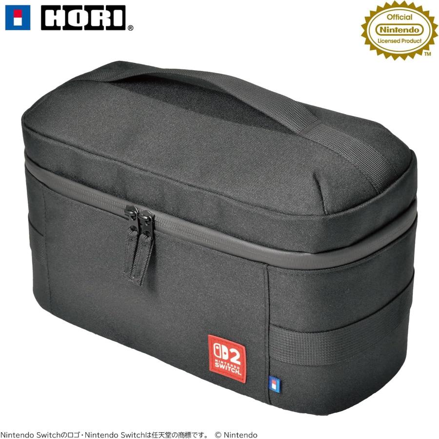 Switch/Switch 2　まるごと収納バッグ for Nintendo Switch 2 ブラック（ポスト投函便不可）（25/06/05発売）【新品】 | HORI