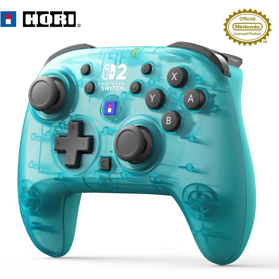 Switch/Switch 2　ワイヤレスホリパッド TURBO for Nintendo Switch 2 アクアシアン（ポスト投函便不可）【新品】 | HORI