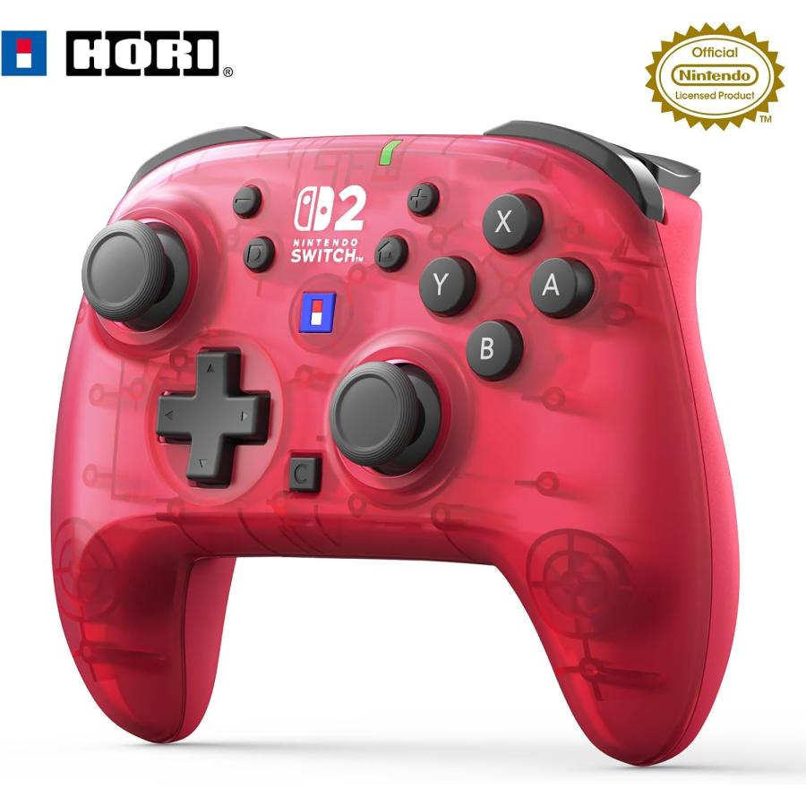 Switch2/Switch　ワイヤレスホリパッド TURBO for Nintendo Switch 2 ルビーマゼンタ（ポスト投函便不可）【新品】 | HORI