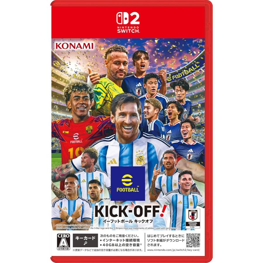 eFootball KICK-OFF! イーフットボールキックオフ早期購入特典付 コナミデジタルエンタテインメント Switch 2 eFootBall Kick-Off