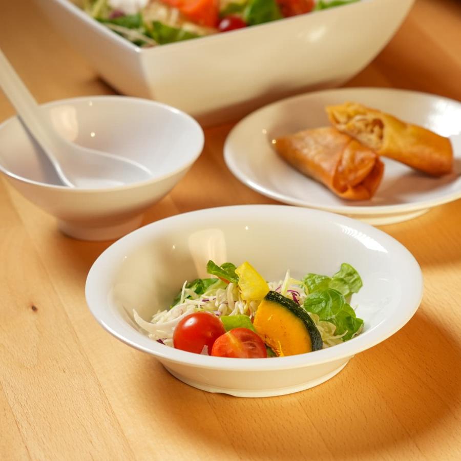 Thunder Group 反り小鉢 直径11cm 高さ5.4cm メラミン食器 食洗機対応 割れにくい 業務用 全2色 : 1956 ...