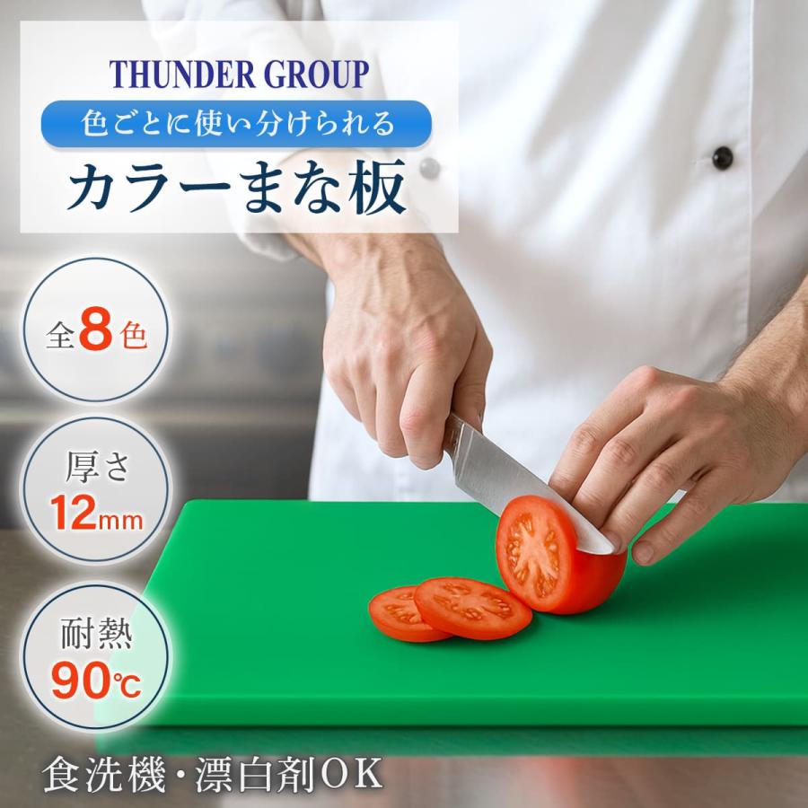 Thunder Group カラーまな板 50×37.5×1.2cm 大きい カッティングボード