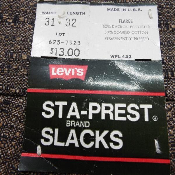 リーバイス スタプレスト Levis STA-PREST BRAND SLACKS | Levi's | 05
