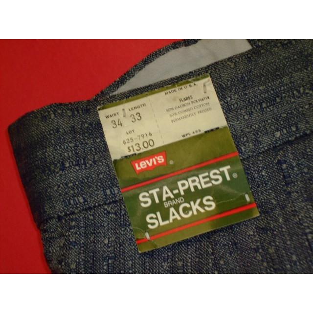 Levis リーバイス 1970年代 デッドストック スタプレ STA-PREST スタプレスト パンツ | Levi's | 01