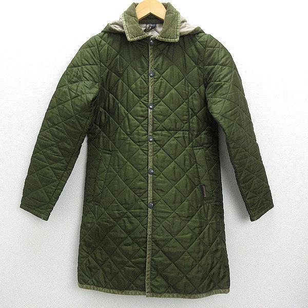 WW□英国製□ラベンハム/LAVENHAMフーディー/キルティング ロング