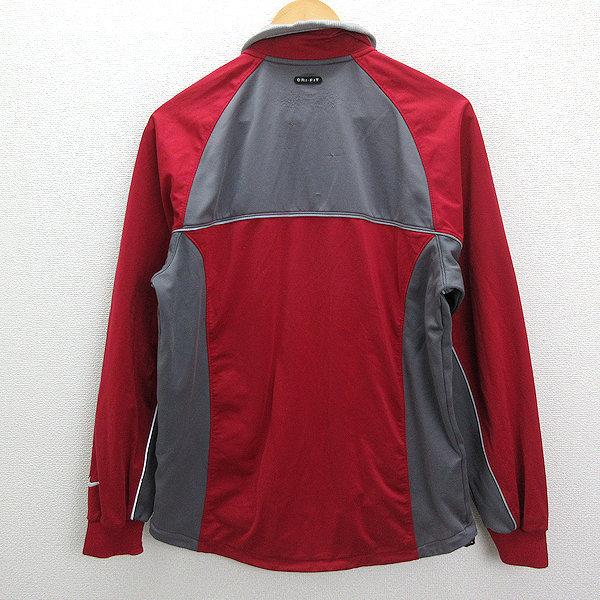 Z□ナイキ/NIKEトレーニングジャージ/ウエア□赤【メンズM】MENS