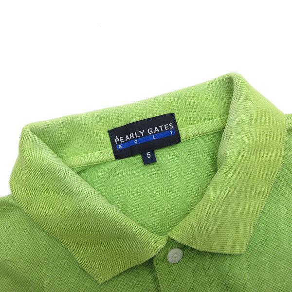 Z□日本製□パーリーゲイツ/PEARLY GATESワンポイント刺繍 半袖