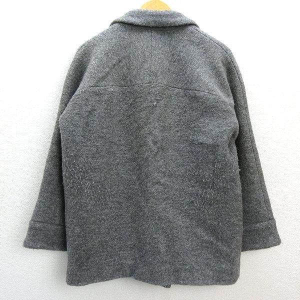 k□ニコアンド/niko and ダブルボタンコート/Pコート/灰色