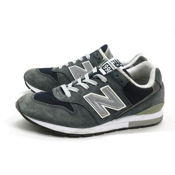 y■【23.5cm】ニューバランス/New Balance MRL996ANスエードレザースニーカー■紺系LADIES/76【中古】｜1976maniraizu