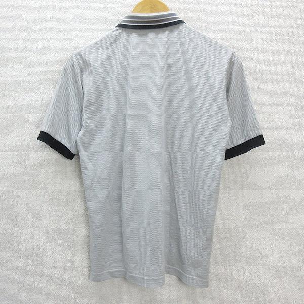 n■ケンゾーゴルフ/KENZO GOLF 半袖ポロシャツ/ゴルフシャツ【1】灰/MENS/180【中古】｜1976maniraizu｜02