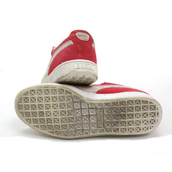 y□【22.5cm】プーマ/PUMA SUEDEスエードスニーカー□赤LADIES y□【22.5cm】プーマ/PUMA SUEDEスエードスニーカー□赤LADIES