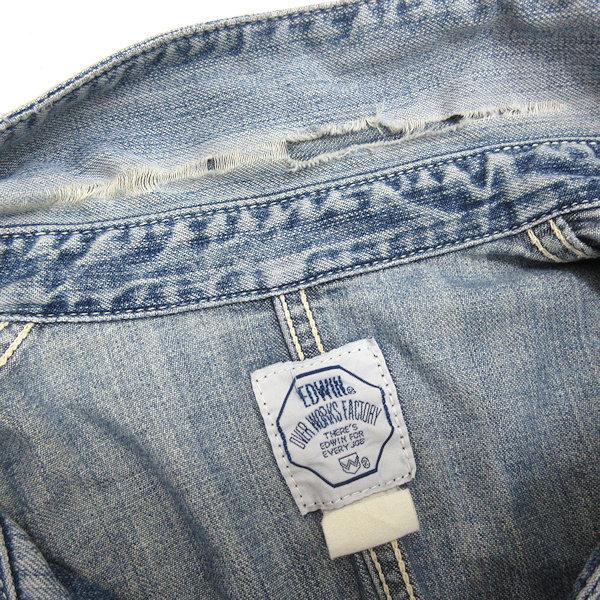 k□90s□エドウィン/EDWIN 5469 デニムカバーオールジャケット k□90s□エドウィン/EDWIN 5469 デニムカバーオールジャケット
