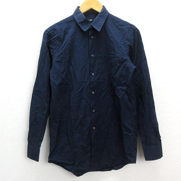 a□+J ジルサンダー×ユニクロ JIL SANDER×UNIQLO 無地 長袖シャツ 【S 