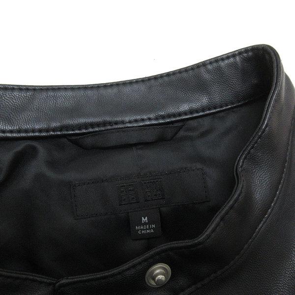 y□ユニクロ/UNIQLO フェイクレザー襟付き Sライダース y□ユニクロ/UNIQLO フェイクレザー襟付き Sライダース
