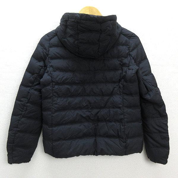 U□ユニクロ/UNIQLO フーディー シームレスダウンジャケット□黒 U□ユニクロ/UNIQLO フーディー シームレスダウンジャケット□黒