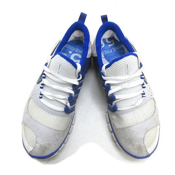 y□【27cm】ナイキ/NIKEフリーFREE 5.0 V 2ランニングシューズ□s白/青