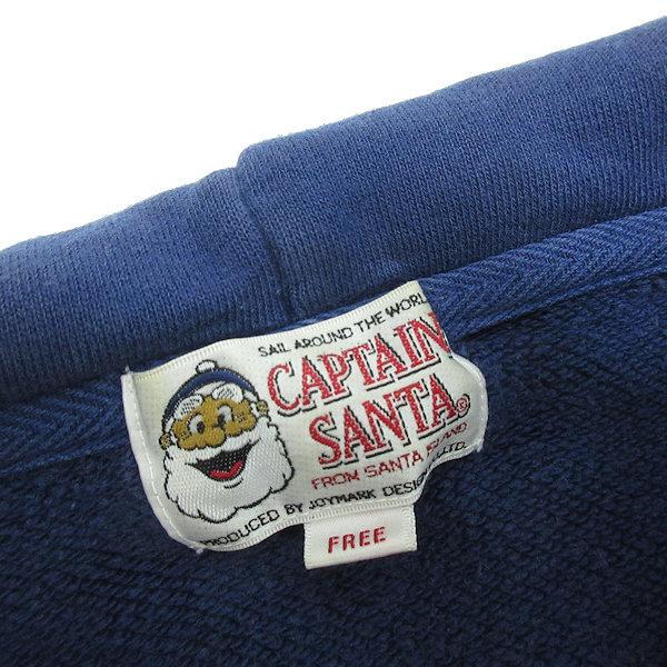 y□キャプテンサンタ/CAPTAIN SANTA ジップパーカー□紺【メンズF