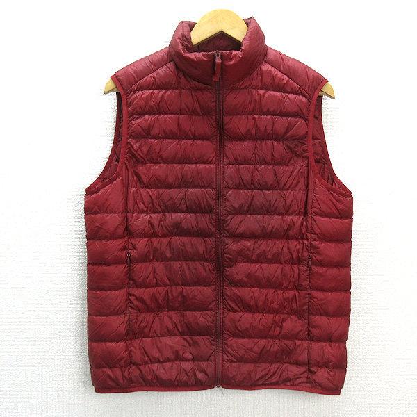 U ユニクロ Uniqlo ウルトラ ライトダウンベスト 赤 メンズl Mens 14 中古 21 12 02 T4 マニライズ ユーズドストア 通販 Yahoo ショッピング