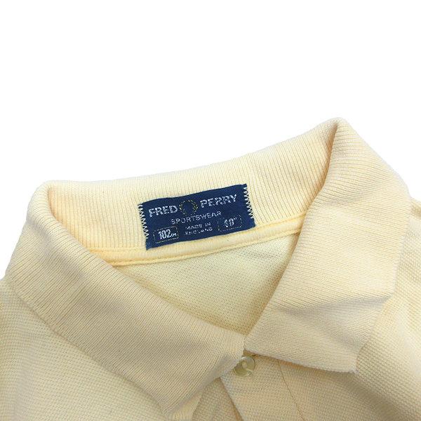 a□フレッドペリー/FRED PERRY ロゴ刺繍 鹿の子 半袖ポロシャツ