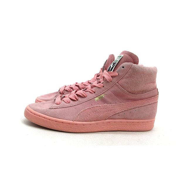 K 24cm プーマ Puma Suede Mid Wns スエードミッドカットスニーカー ピンク Ladies 84 中古 22 01 31 K5 マニライズ ユーズドストア 通販 Yahoo ショッピング