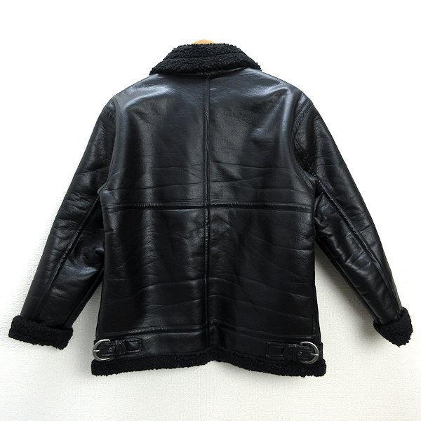 琉依ページ k□ジーユー/GU 311-294684 ムートンタッチフライトジャケット【M】黒