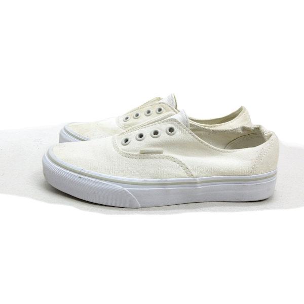 s 【23.5cm】バンズ/VANS 721356 オーセンティック キャンバススニーカー 白/LADIES/16【中古】 : マニライズ ...