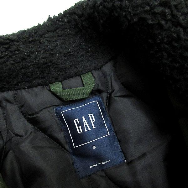 k□ギャップ/GAP 襟ボア デッキジャケットJKT【S】緑/MENS□91 k□ギャップ/GAP 襟ボア デッキジャケットJKT【S】緑/MENS□91