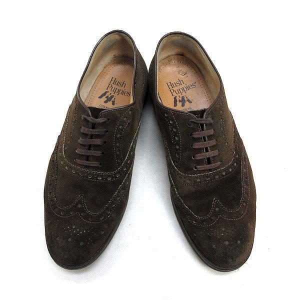 k□【26cm】ハッシュパピー/Hush Puppies ウイングチップ スエード