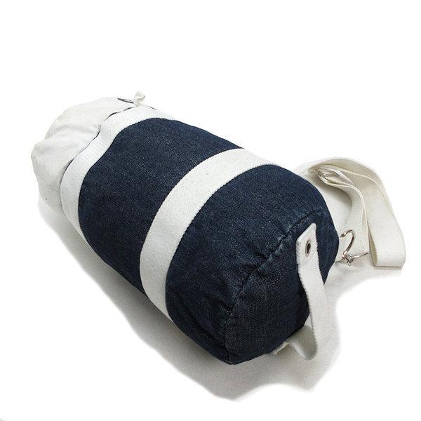 y□トミーヒルフィガー/TOMMY HILFIGER 2WAY デニムボストンバッグ□紺