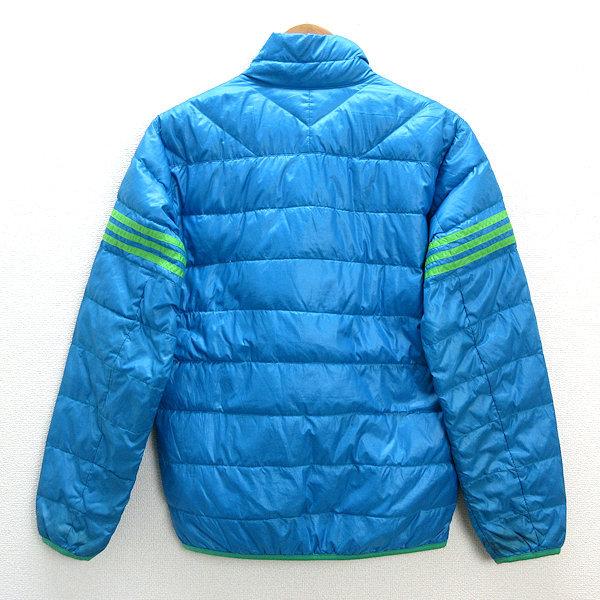 s□アディダス/adidas O36977 ダウンジャケット JKT【S】水色/MENS/185 