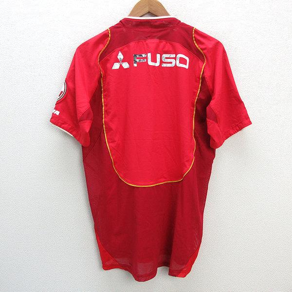 y□NIKE/ナイキ 浦和レッズ.REDS 2004 ホームレプリカユニフォーム□赤