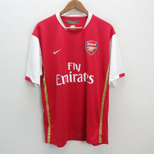 y□NIKE社製アーセナル ARSENAL S/S GAME SHIRT 06-07 ホームレプリカ
