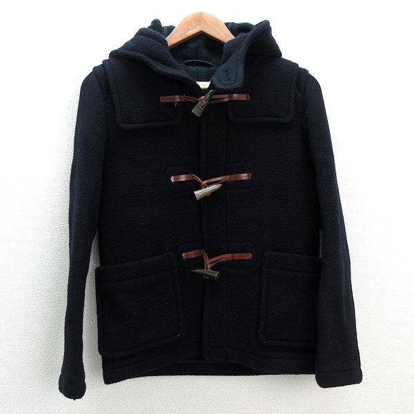 y□オーシバル/ORCIVAL ショートダッフルコート□紺【 14 レディースS 