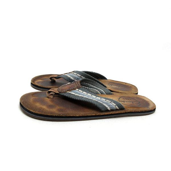 s□【25.5cm程度】クラークス/CLARKS ビーチサンダル□茶/MENS/60