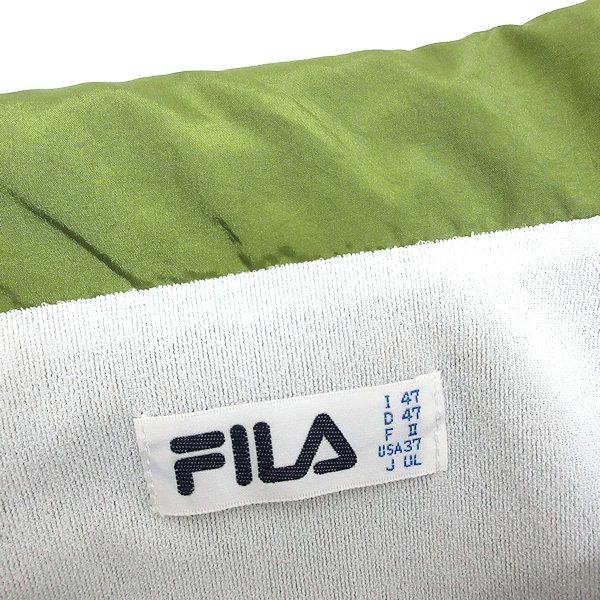 a□90年代□フィラ/FILA ロゴプリント 長袖ジャンパーJKT