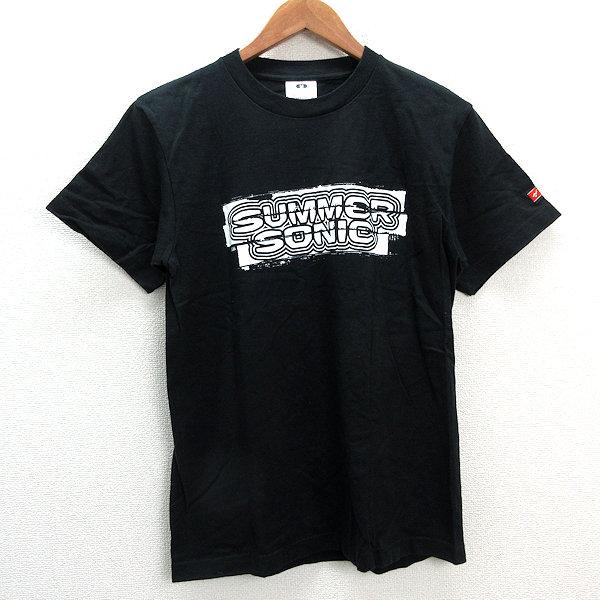 a□サマーソニック/SUMMER SONIC ロゴ/オフィシャルTシャツ【M】黒