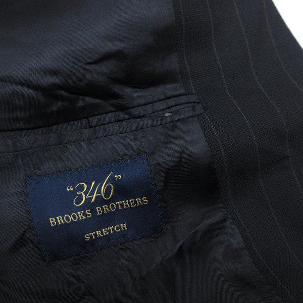 【美品】ブルックスブラザーズ　高級生地　ストライプ　テーラードジャケット k□ブルックスブラザーズ/346 Brooks Brothers ストライプ柄 2B