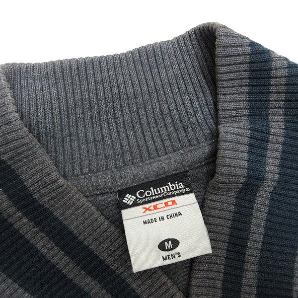y□コロンビア/COLUMBIA スウェットスタジャン□灰/黒【メンズM y□コロンビア/COLUMBIA スウェットスタジャン□灰/黒【メンズM