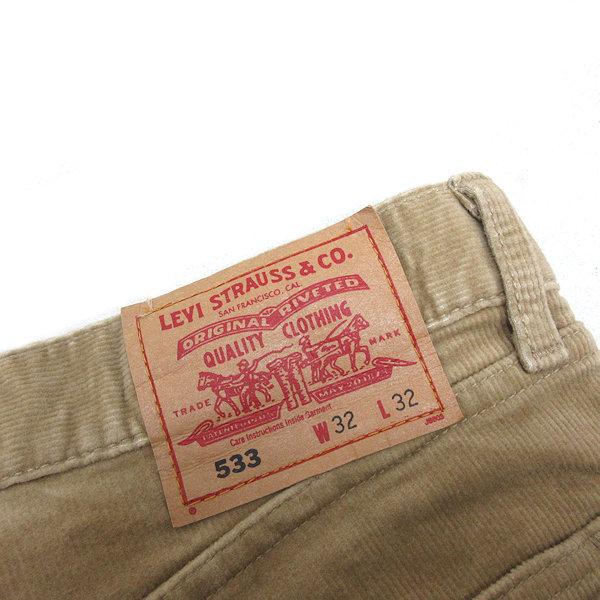 a□リーバイス/Levi's 533 コーデュロイ パンツ【W32 L32 a□リーバイス/Levi's 533 コーデュロイ パンツ【W32 L32